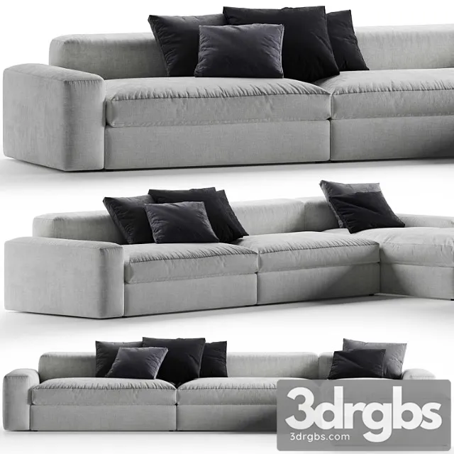 Poliform Dune White 3D Model Download