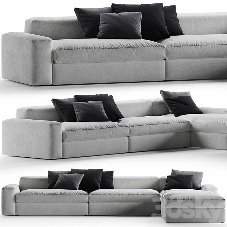 Poliform DUNE white 3D Model