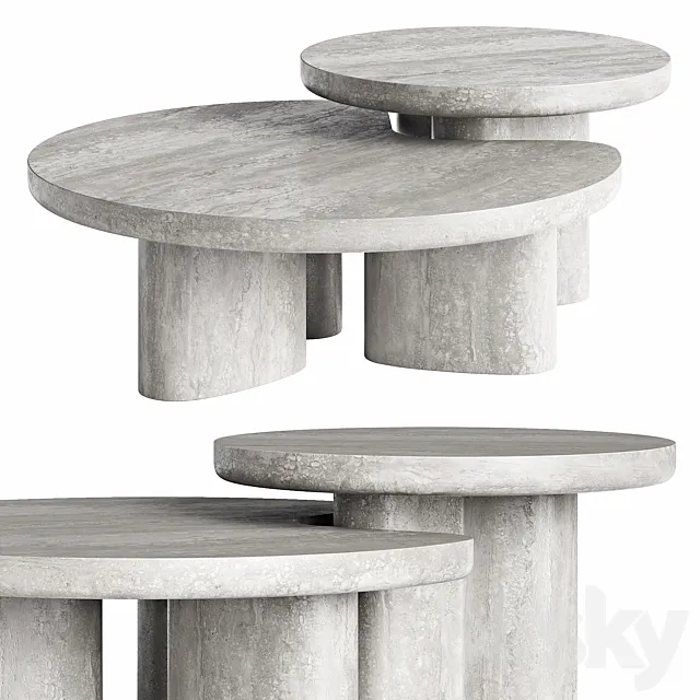 Poliform ERNEST coffee tables 3D Model