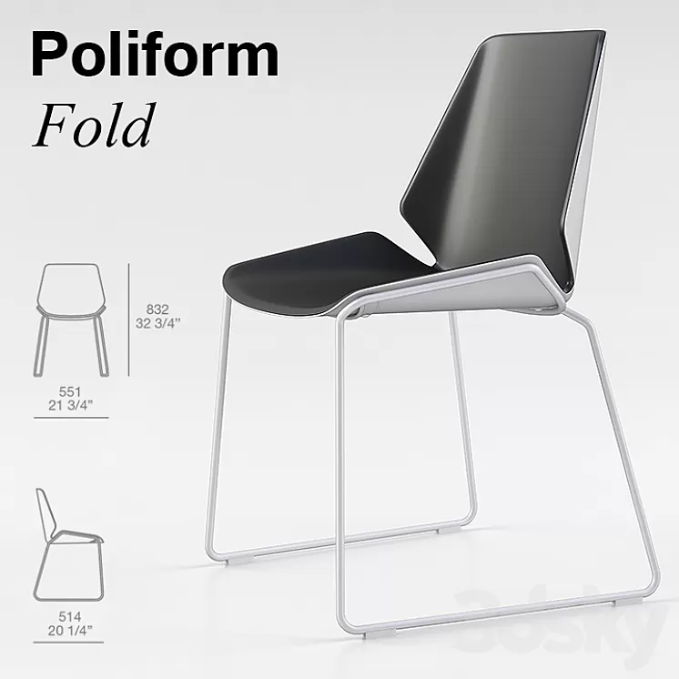 Poliform Fold 3D Model Poliform Fold 3D Model