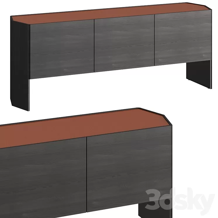 Poliform Gio Sideboard 3D Model Poliform Gio Sideboard 3D Model