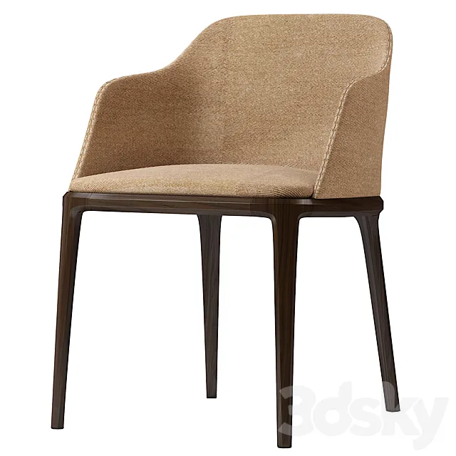 Poliform grace chair 3D Model