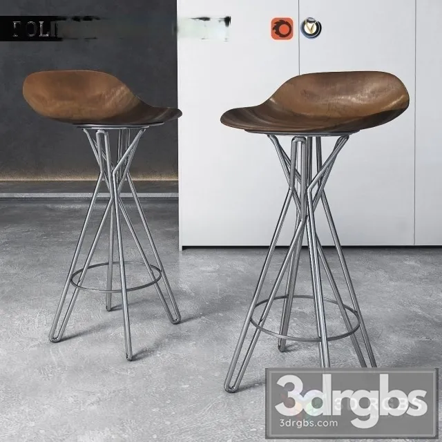 Poliform Harmony Bar Stool 3D Model Download Poliform Harmony Bar Stool 3D Model Download