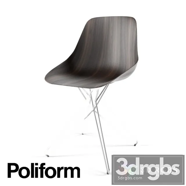 Poliform Harmony Steel Chair 3D Model Download Poliform Harmony Steel Chair 3D Model Download