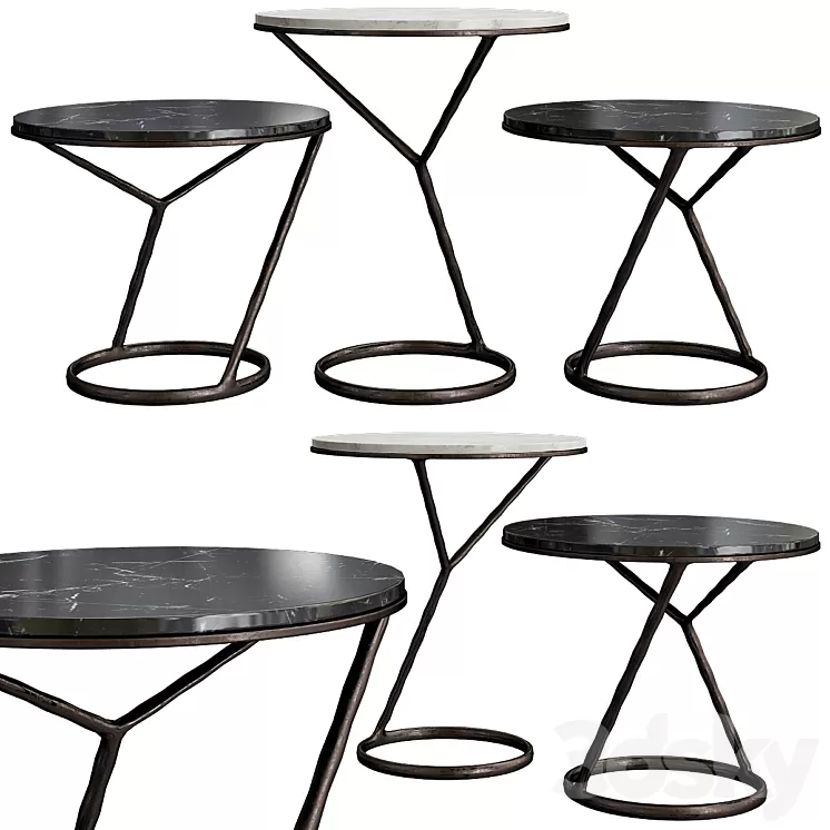Poliform Ilda Coffee Table Low 3D Model