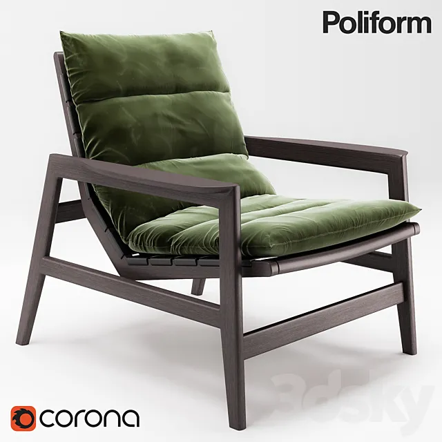 Poliform Ipanema armchair 3DModel