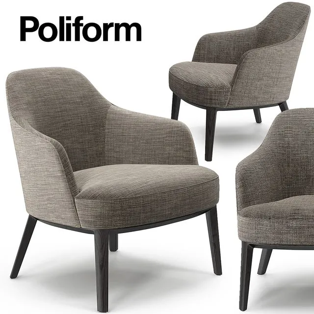 Poliform Jane armchair 3D Model