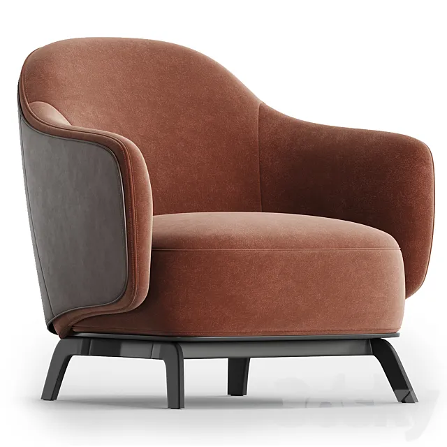 Poliform KAORI Armchair 3D Model Poliform KAORI Armchair 3D Model