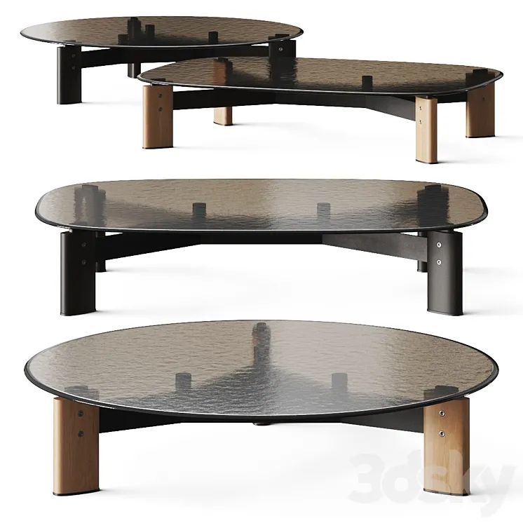 Poliform Ketch Coffee Tables 3D Model Free Download