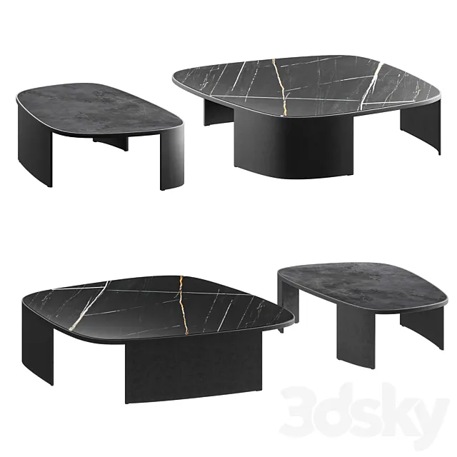 Poliform Koishi Coffee Table 3D Model