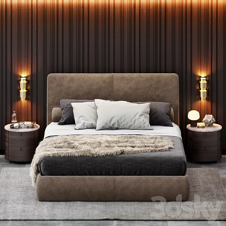 POLIFORM LAZE BED 3D Model