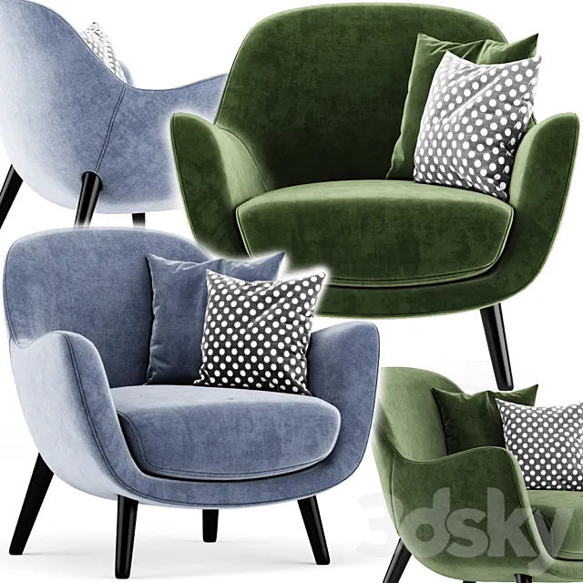 Poliform Mad Armchair 3DModel