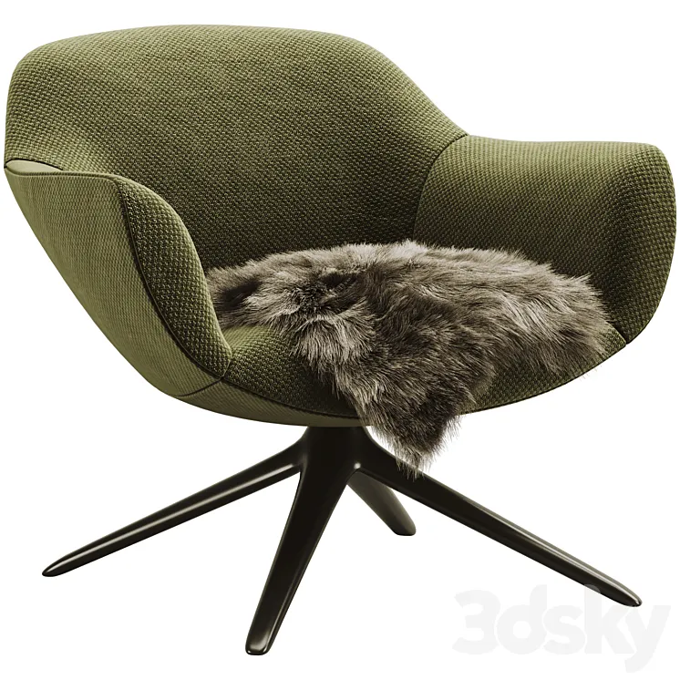 Poliform Mad Chair 3D Model Free Download