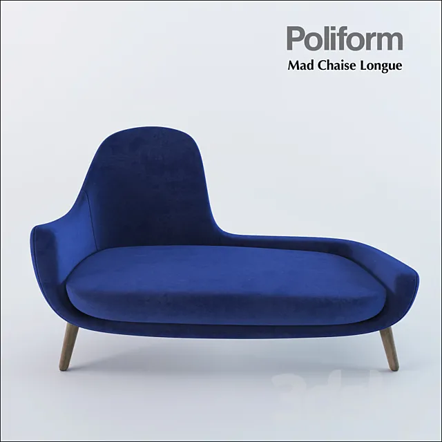 Poliform Mad Chaise Longue 3DModel Poliform Mad Chaise Longue 3DModel