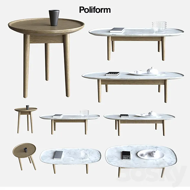 POLIFORM MAD COFFE TABLE 3DModel
