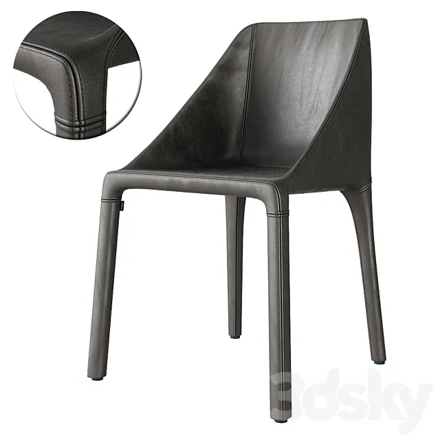 Poliform Manta armrest 3D Model