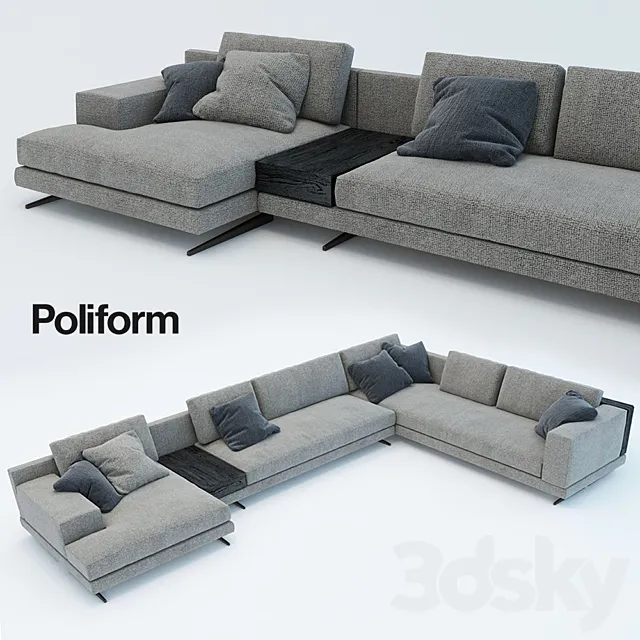Poliform MONDRIAN 3D Model