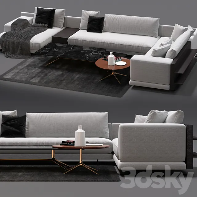 Poliform Mondrian Sofa 3DModel
