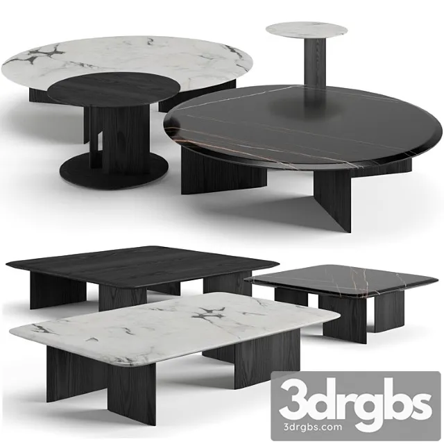 Poliform mush coffee tables set Poliform mush coffee tables set