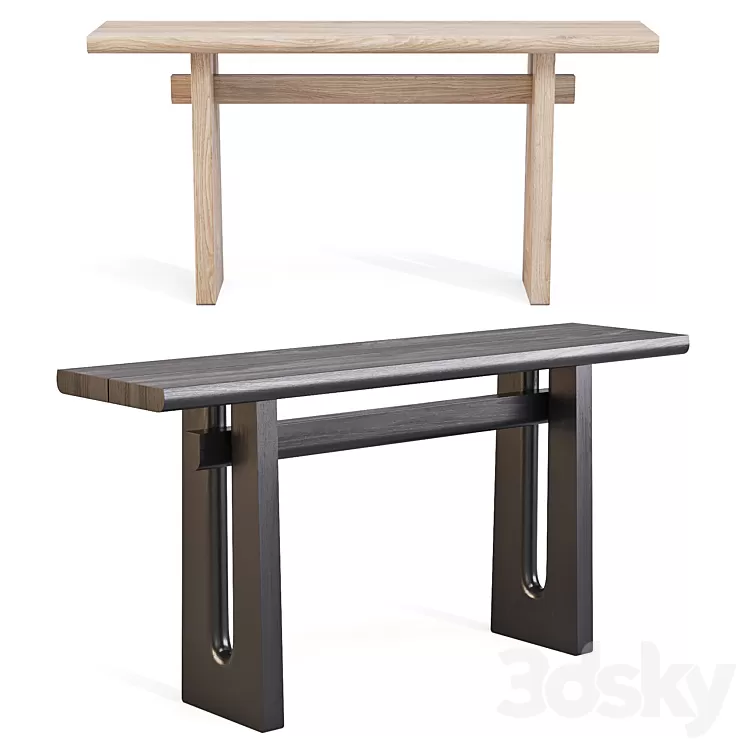 Poliform: Nara – Console Table 3D Model Poliform: Nara – Console Table 3D Model
