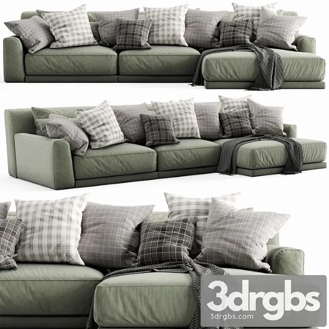 Poliform Paris Seoul Chaise Lounge 3D Model Download Poliform Paris Seoul Chaise Lounge 3D Model Download