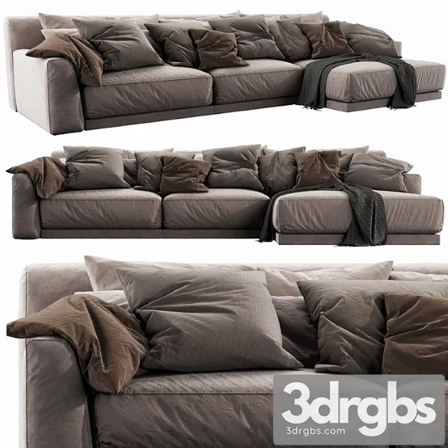 Poliform paris seoul chaise lounge