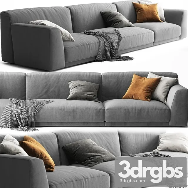 Poliform Paris Seoul Sofa 3D Model Download Poliform Paris Seoul Sofa 3D Model Download