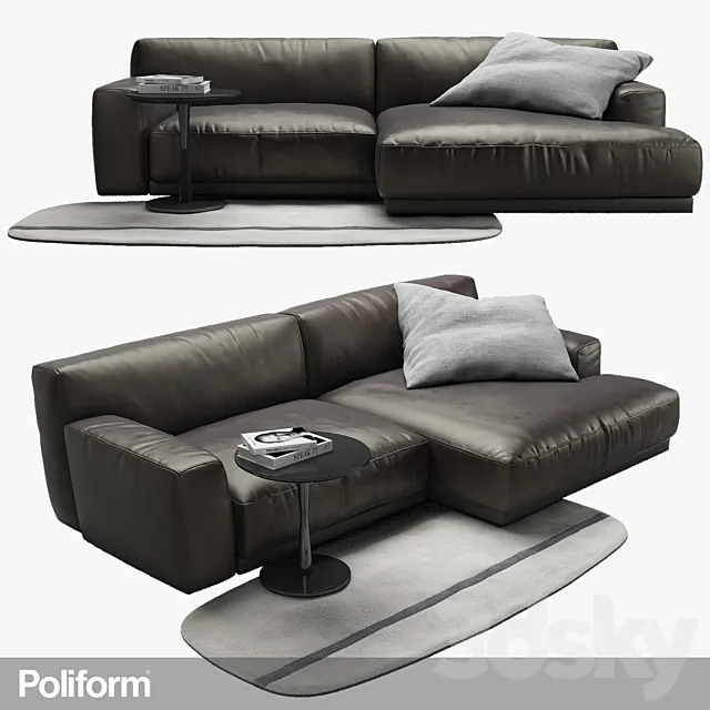 Poliform Paris Seoul sofa_1 3DModel Poliform Paris Seoul sofa_1 3DModel