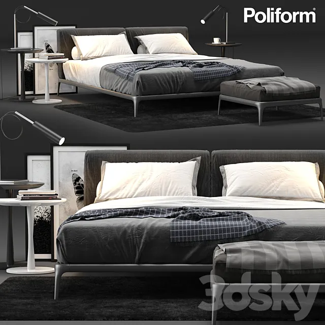 Poliform Park Bed 3DModel