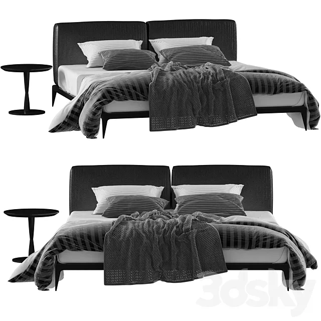 Poliform park bed 3DModel Poliform park bed 3DModel