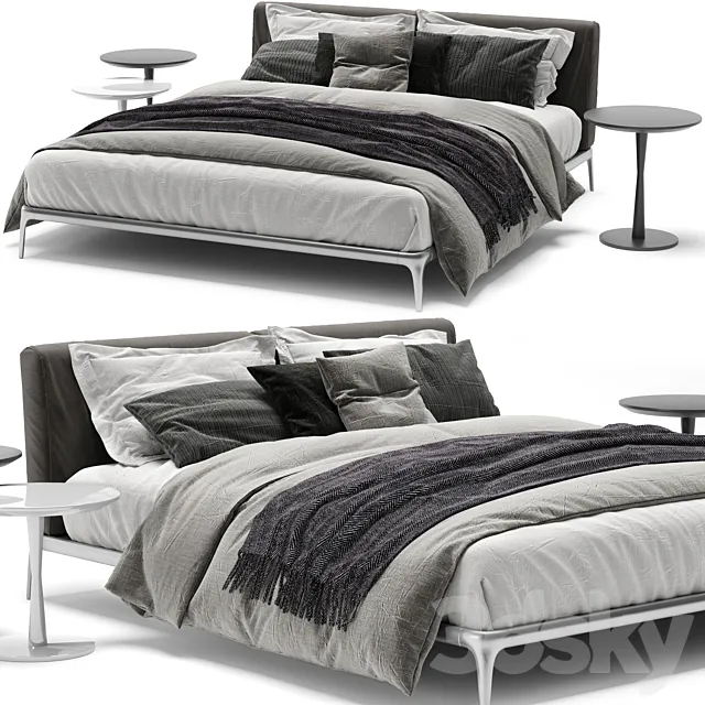 Poliform Park Bed 3DModel Poliform Park Bed 3DModel