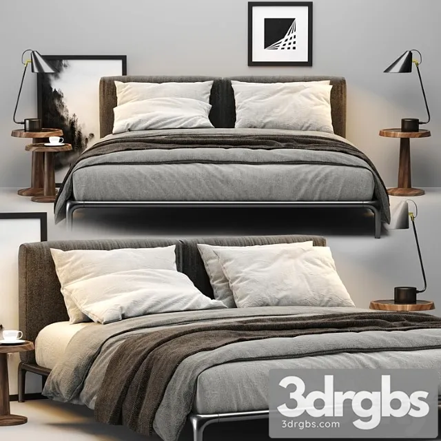 Poliform park bed_22 2 3D Model Download Poliform park bed_22 2 3D Model Download