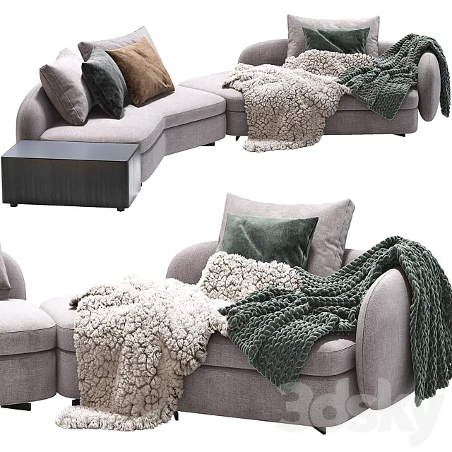 Poliform Saint Germain 3D Model Poliform Saint Germain 3D Model