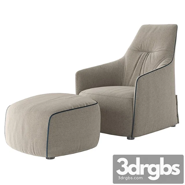 Poliform Santa Monica Lounge 3D Model Download