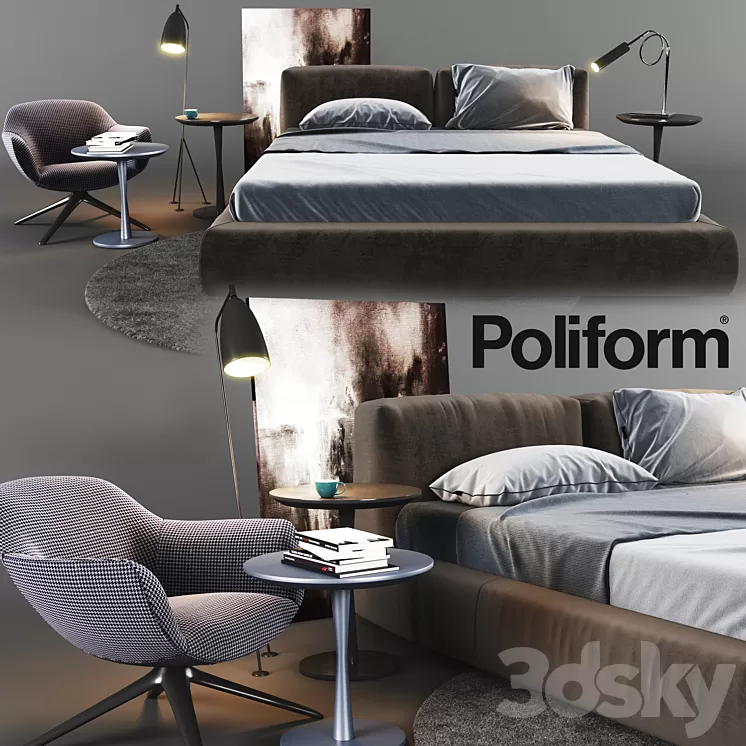 Poliform Set 02 3D Model