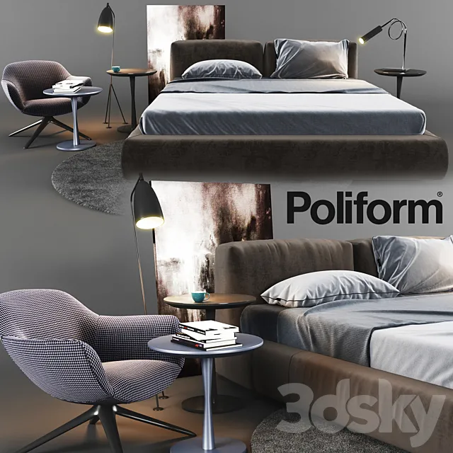 Poliform Set 02 3DModel