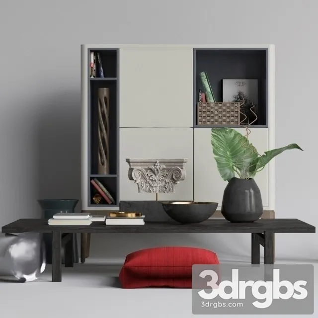 Poliform Set Decor 3D Model Download Poliform Set Decor 3D Model Download