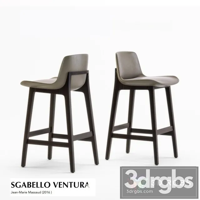 Poliform Sgabello Ventura Chair 3D Model Download Poliform Sgabello Ventura Chair 3D Model Download