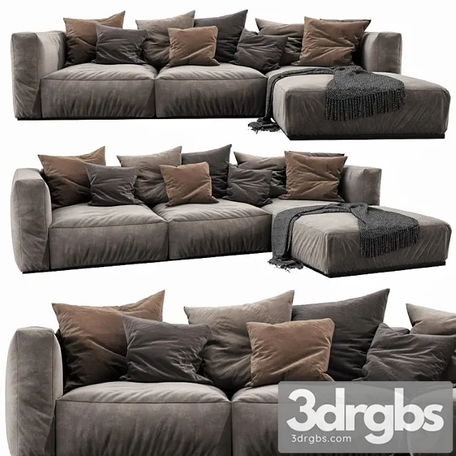 Poliform Shangai Chaise Lounge 3D Model Download Poliform Shangai Chaise Lounge 3D Model Download