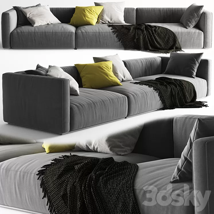 Poliform Shangai Sofa 3D Model