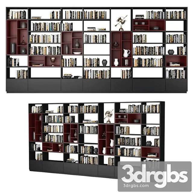 Poliform shelving 3D Model Download