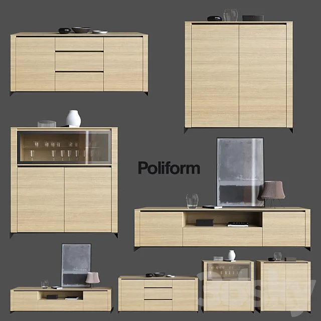POLIFORM SIDEBOARDS FEBE 3D Model