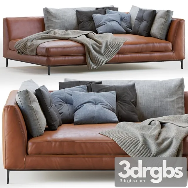 Poliform sofa bellport 2 3D Model Download Poliform sofa bellport 2 3D Model Download