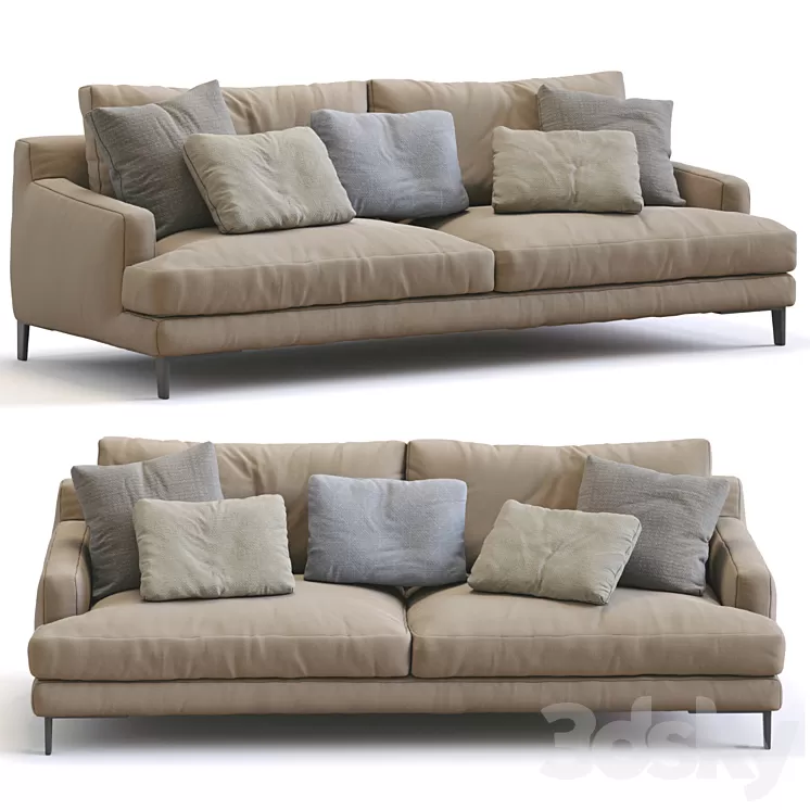 Poliform Sofa Bellport 3D Model Poliform Sofa Bellport 3D Model