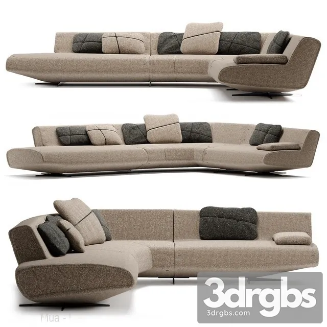 Poliform Sofa Sydney SYPX180 3D Model Download Poliform Sofa Sydney SYPX180 3D Model Download