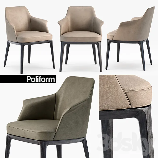 Poliform Sophie armchair 3DModel