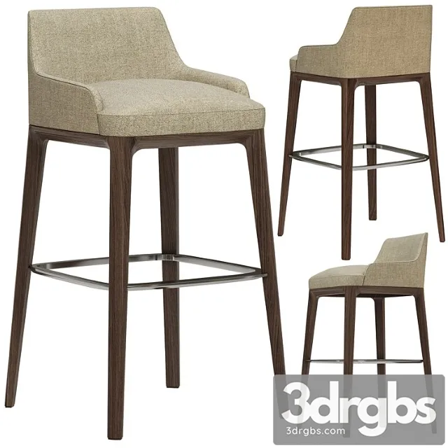 Poliform sophie bar stool 2 3D Model Download Poliform sophie bar stool 2 3D Model Download