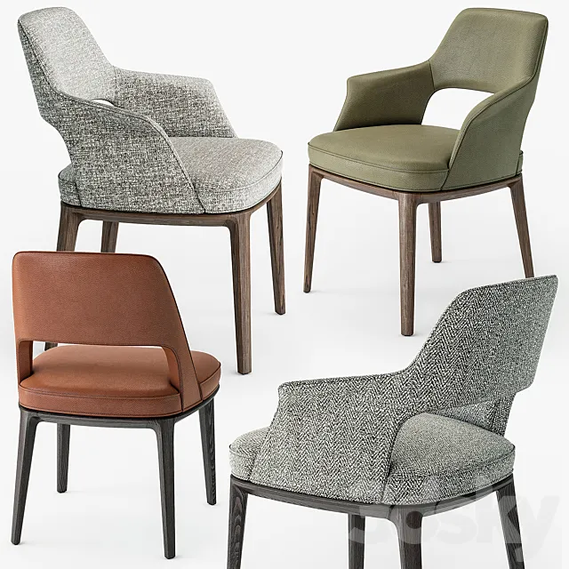 Poliform sophie lite chair 3DModel