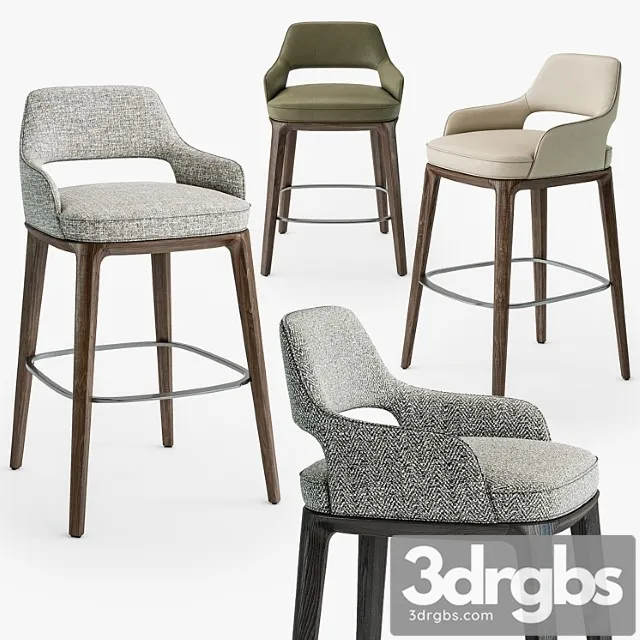 Poliform Sophie Lite Stool 3D Model Download Poliform Sophie Lite Stool 3D Model Download