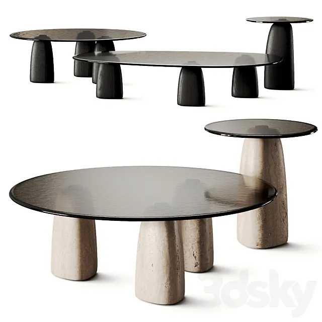 Poliform Strata Glass 3D Model Poliform Strata Glass 3D Model